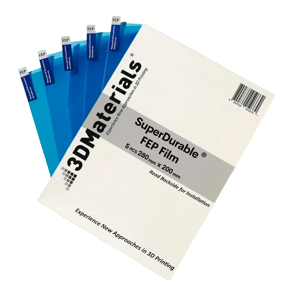 3DMaterials FEP Film SuperDurable 200 mm x 280 mm (5 piezas)