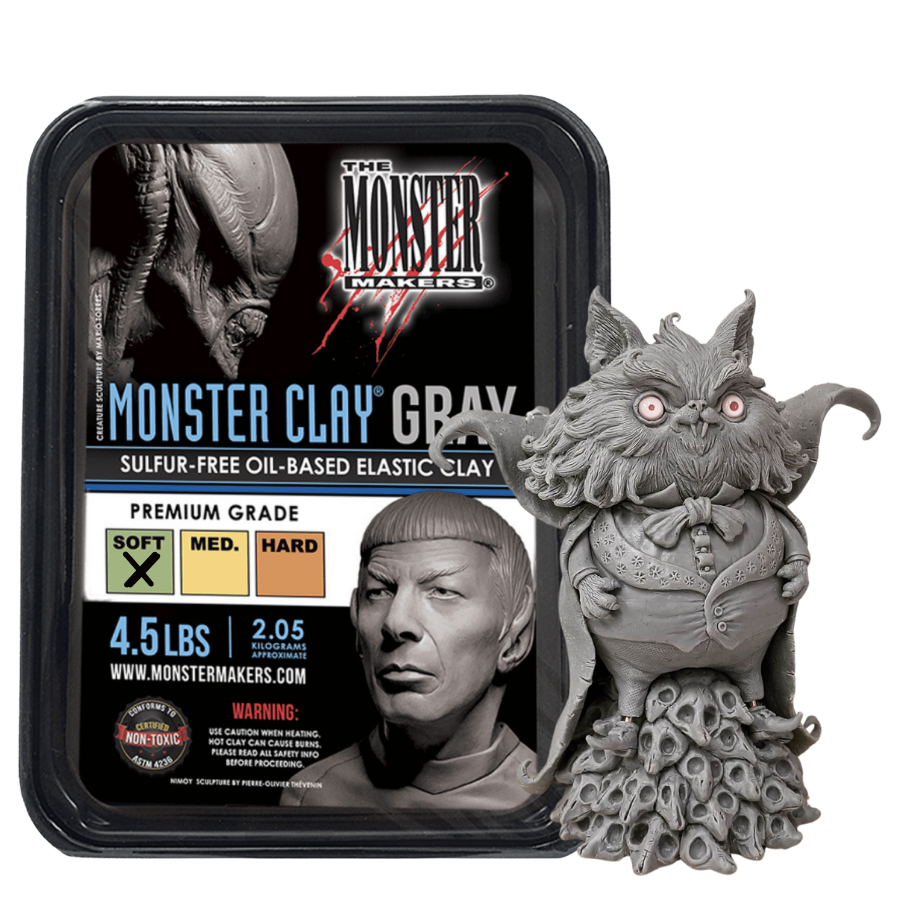 Monster Clay Grey