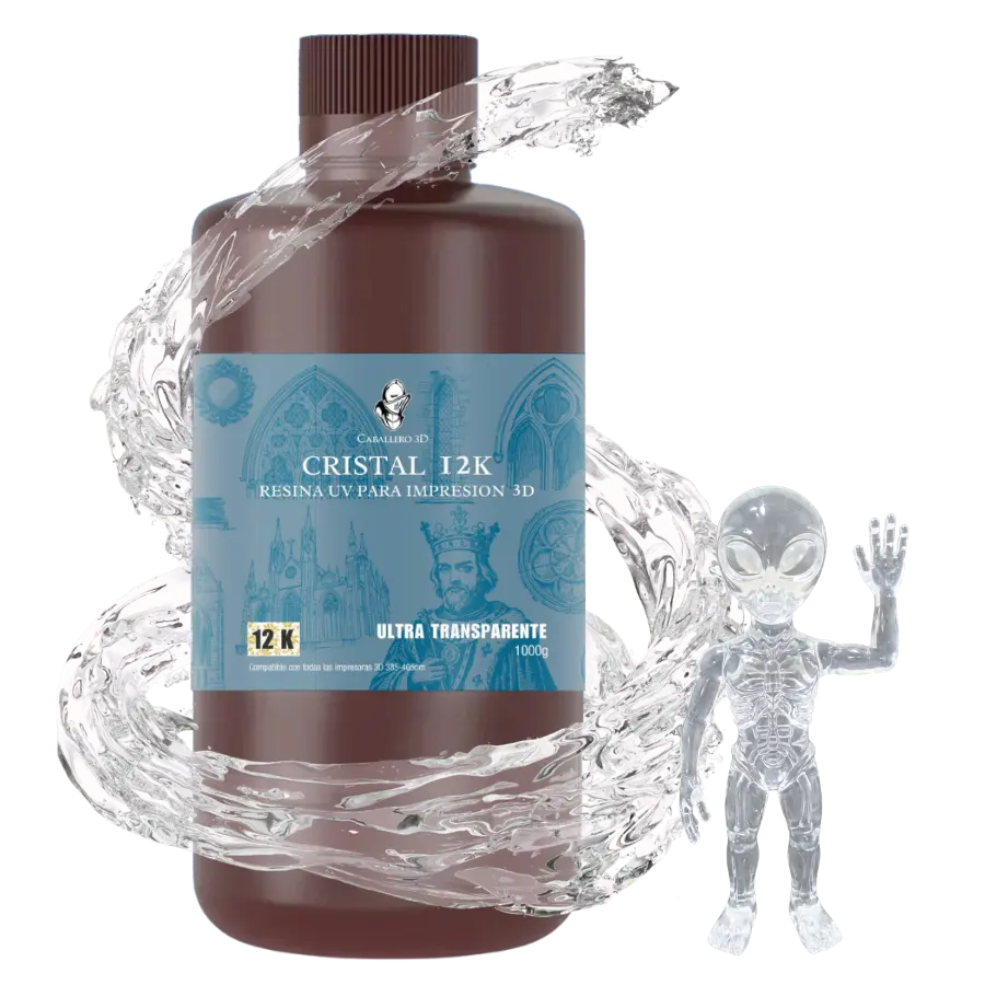 Caballero 3D Cristal 12K