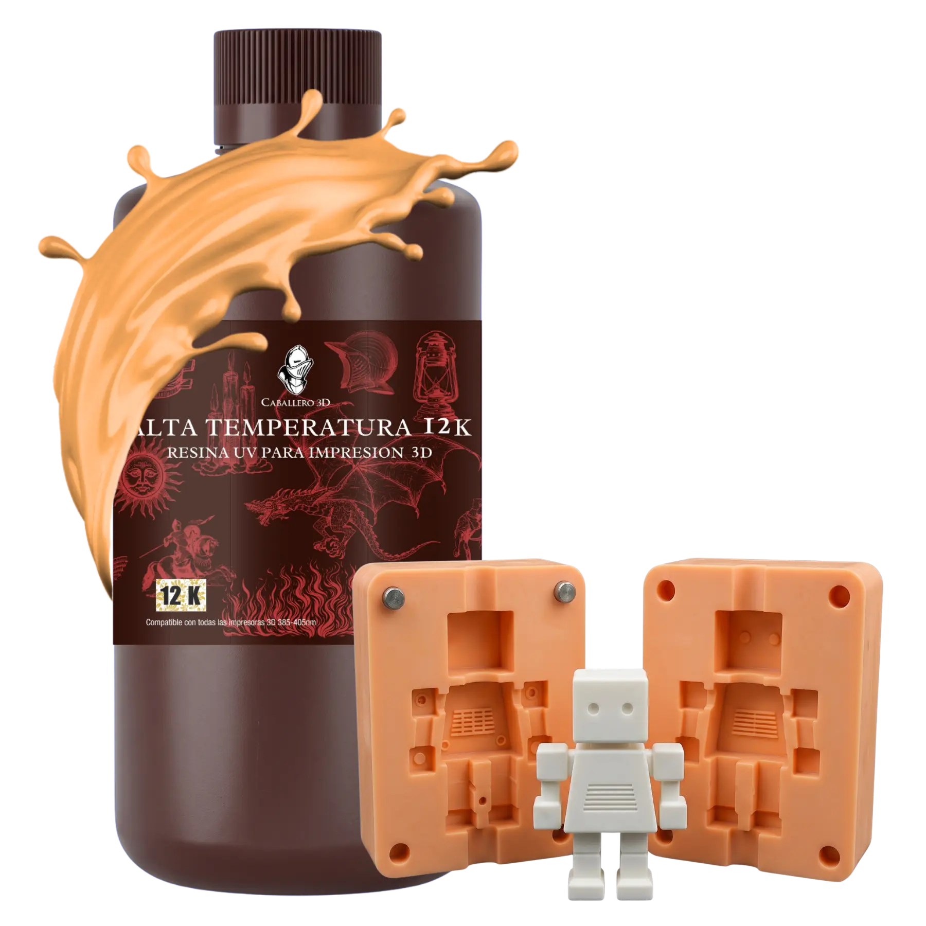 Caballero 3D Alta Temperatura 12K