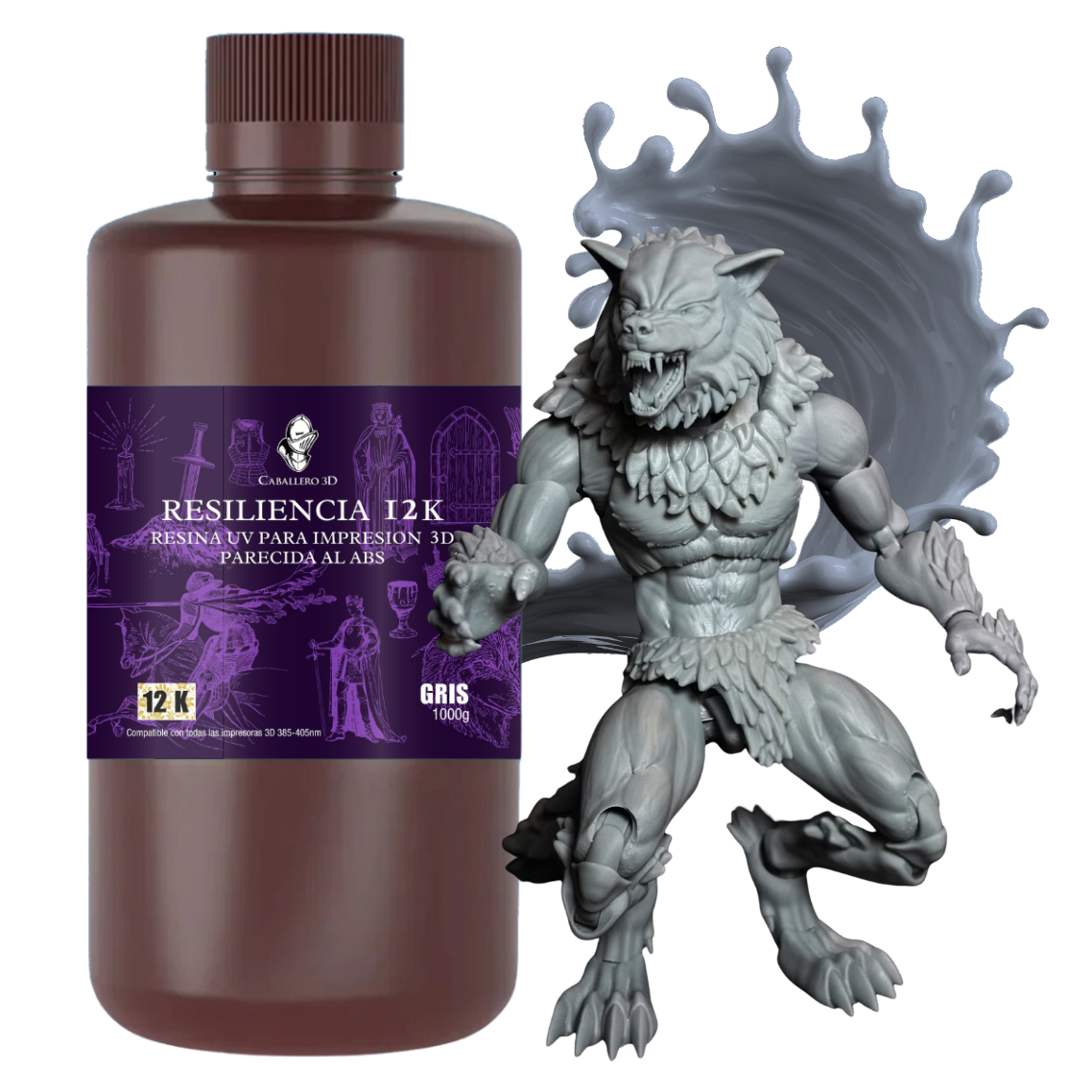 Caballero 3D Resiliencia 12K