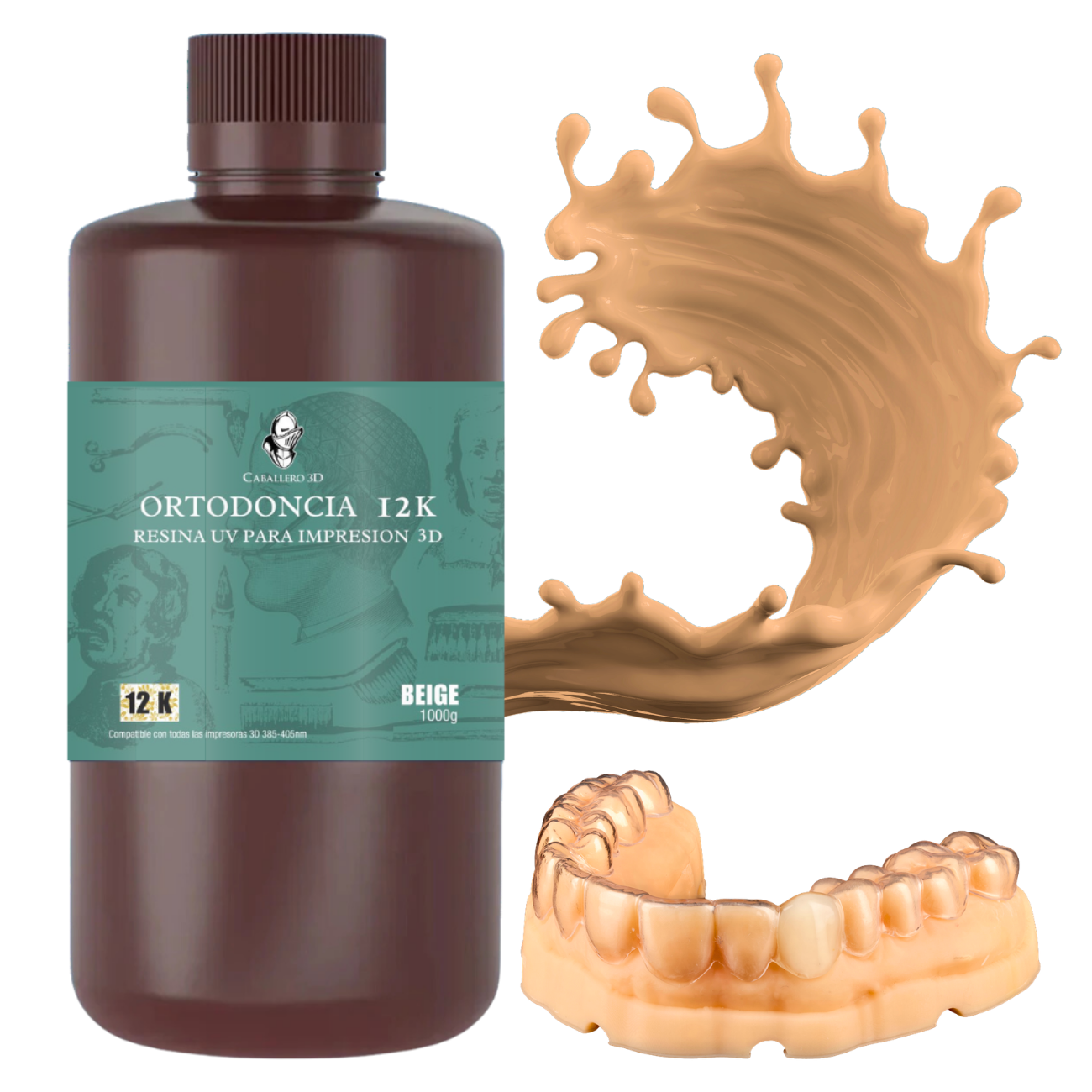 Caballero 3D Ortodoncia 12K