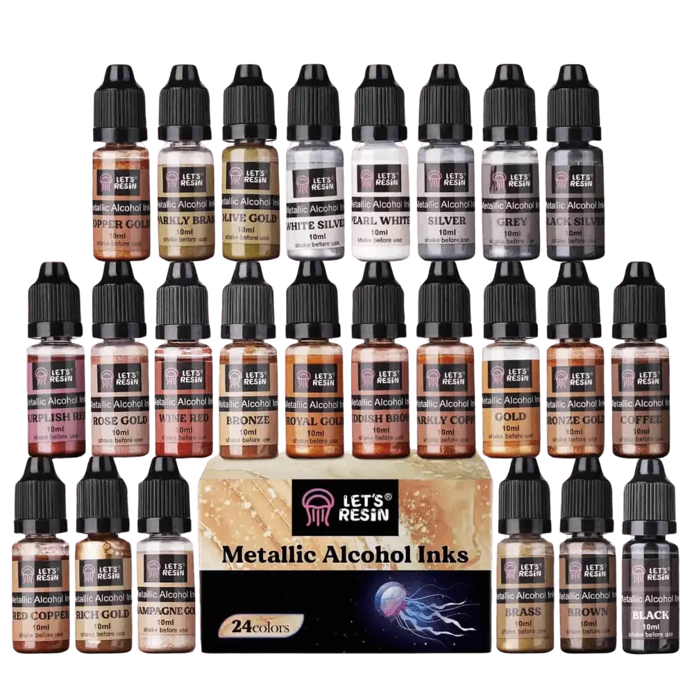 Let's Resin Metal Alcohol Ink 24