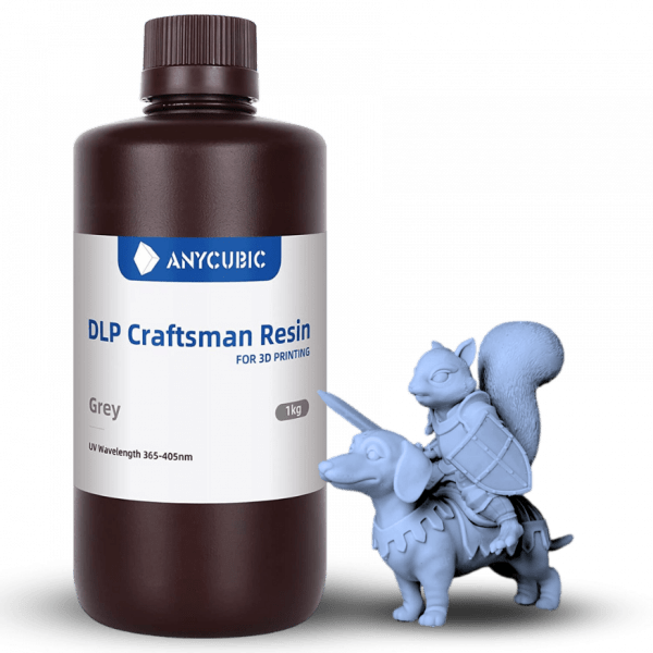 Resina para impresora 3D DLP marca Anycubic Craftsman grey