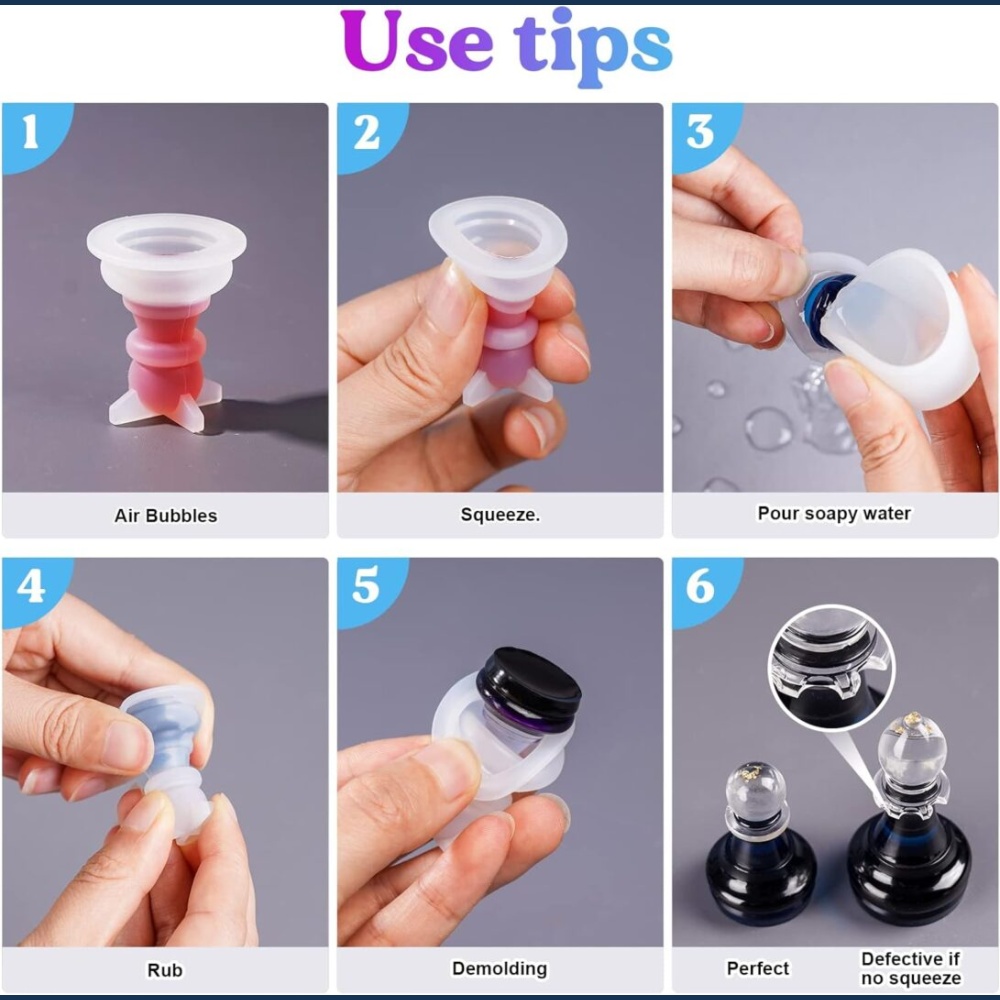 Let's Resin Molde de Ajedrez - Imagen 3
