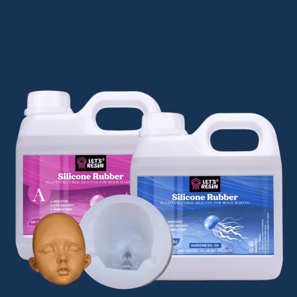kit de silicón rubber para moldes Let´s resin