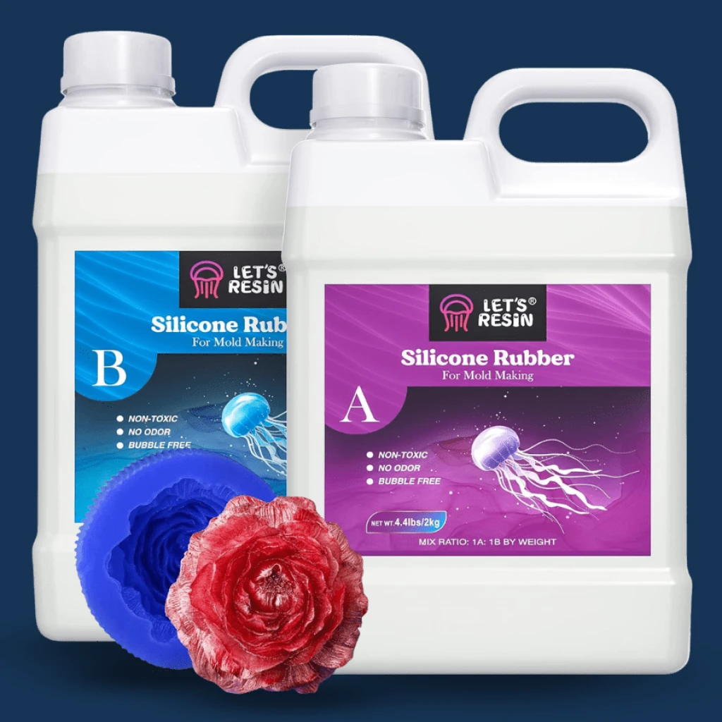 Let's Resin Caucho de Silicon 30A para moldes