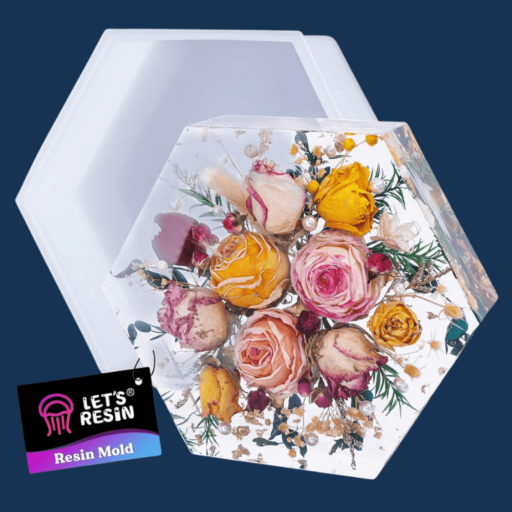 Let's Resin Molde Hexagonal