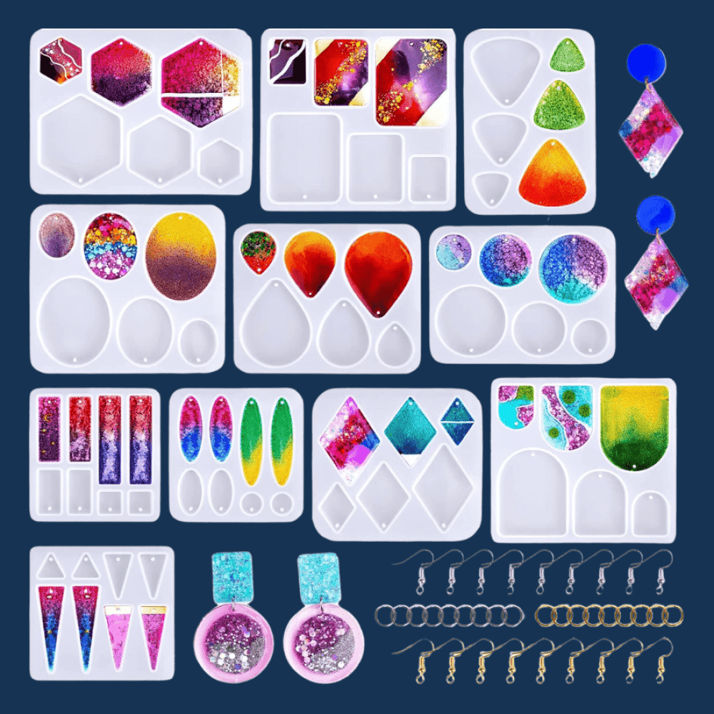 Let's Resin 11 Moldes de Joyeria