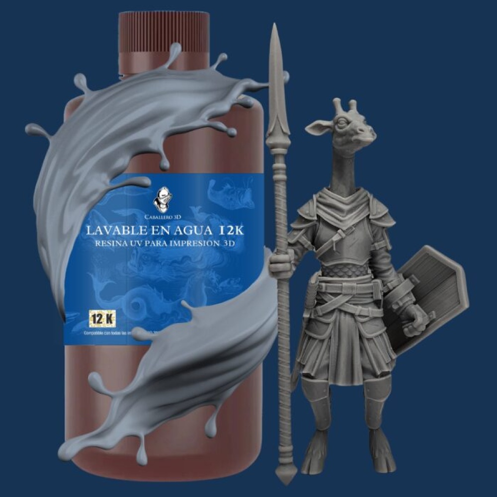 Caballero 3D Lavable en Agua 12K
