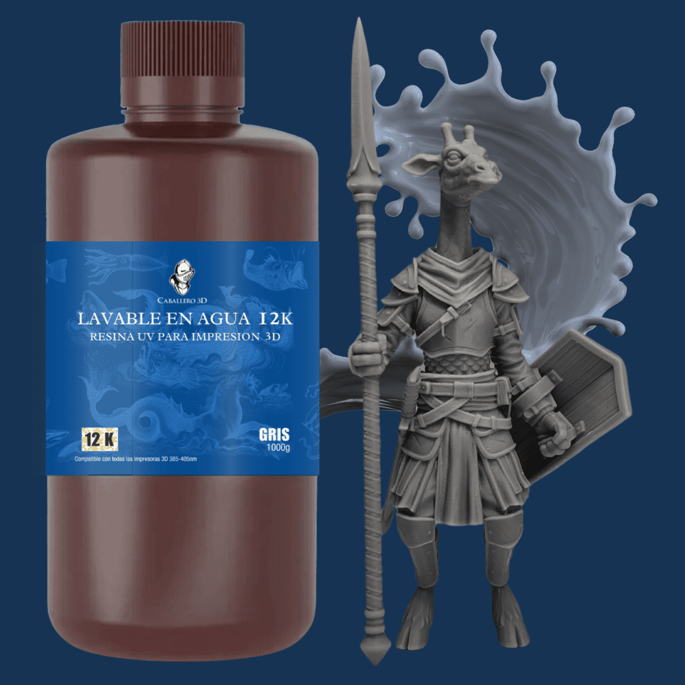 Caballero 3D Lavable en Agua 12K