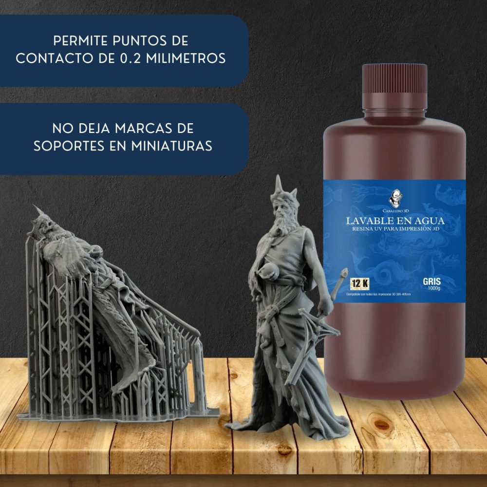Caballero 3D Lavable en Agua 12K - Imagen 3