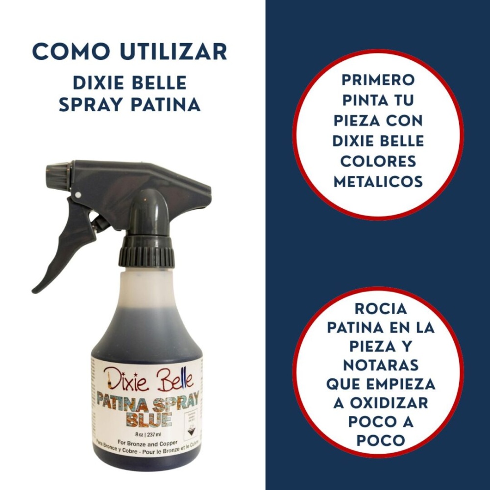 Dixie Belle Patina Spray Verde - Imagen 3
