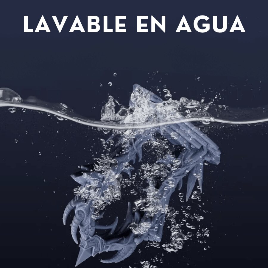 Resina para impresión 3d lavable en agua